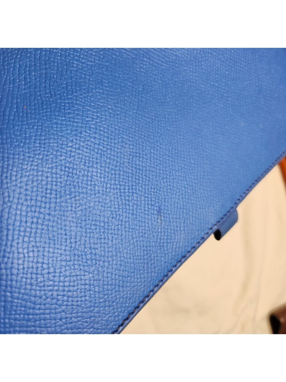 HERMES Agenda(BiG) PM Day Planner Notebook Cover Leather Blue - Picture 14 of 16